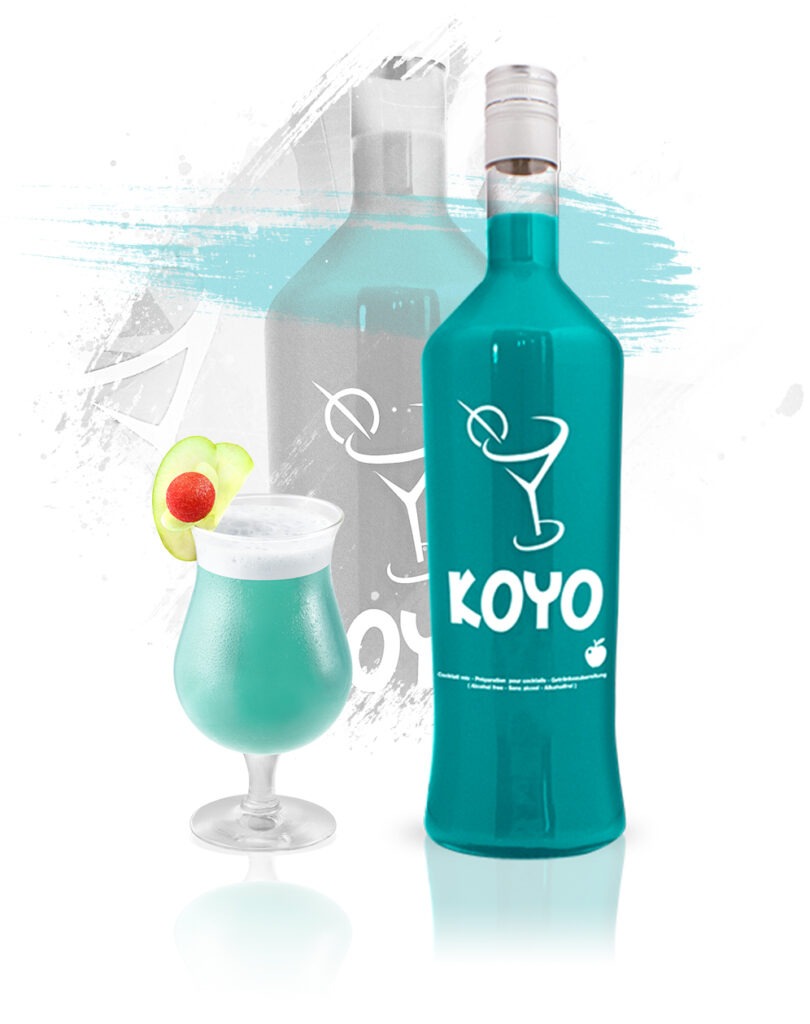 Bouteille verre cocktail Koyo